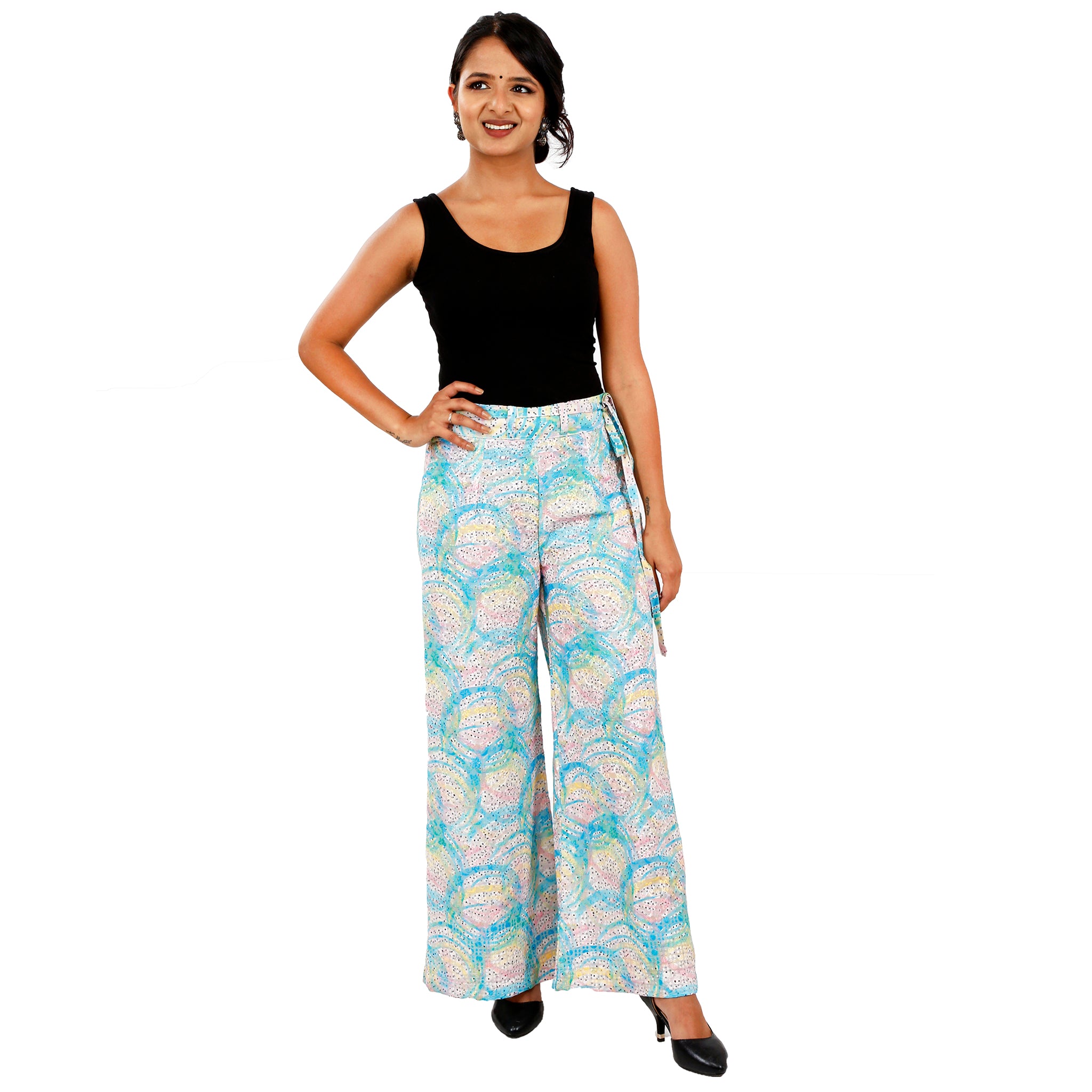 Buy YASH GALLERY Women Printed Cotton Palazzo Pants Multi Online at Low  Prices in India - Paytmmall.com